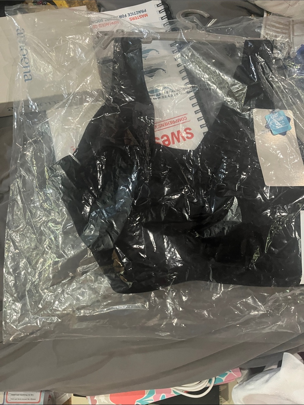 Everyday Comfort Wireless Black Bra